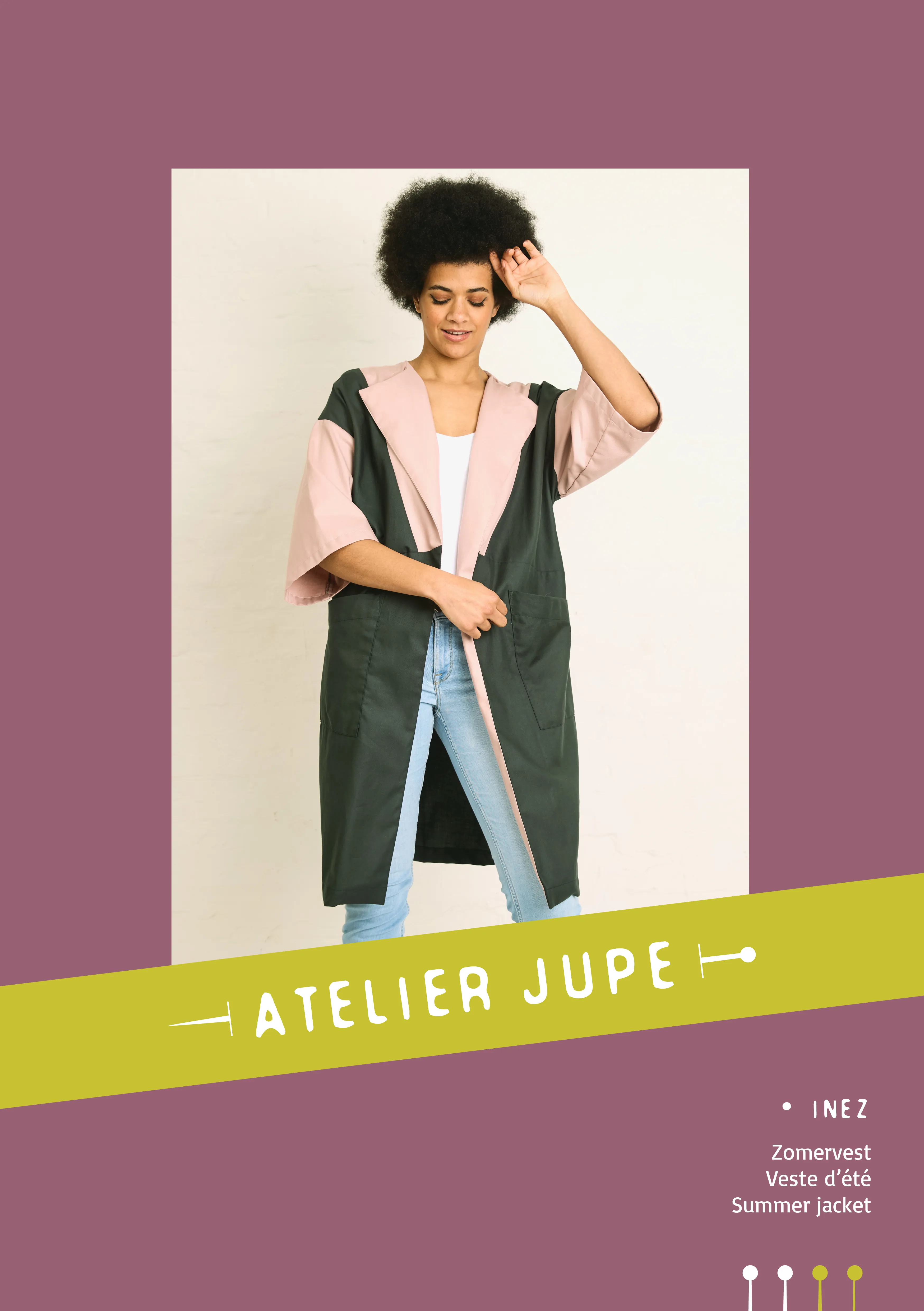 Patroon zomervest "Inez" van Atelier Jupe